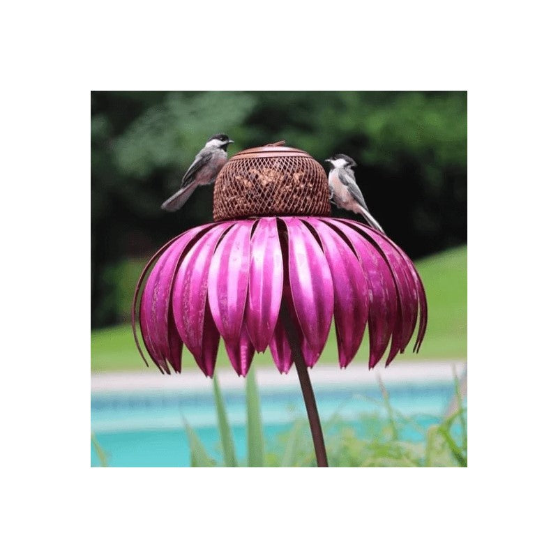 FloraFeeder Bird Feeder - Flower-Shaped Garden Decoration for Wild Birds