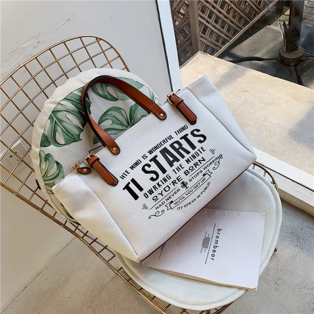 Lexie - Spacious Canvas Tote