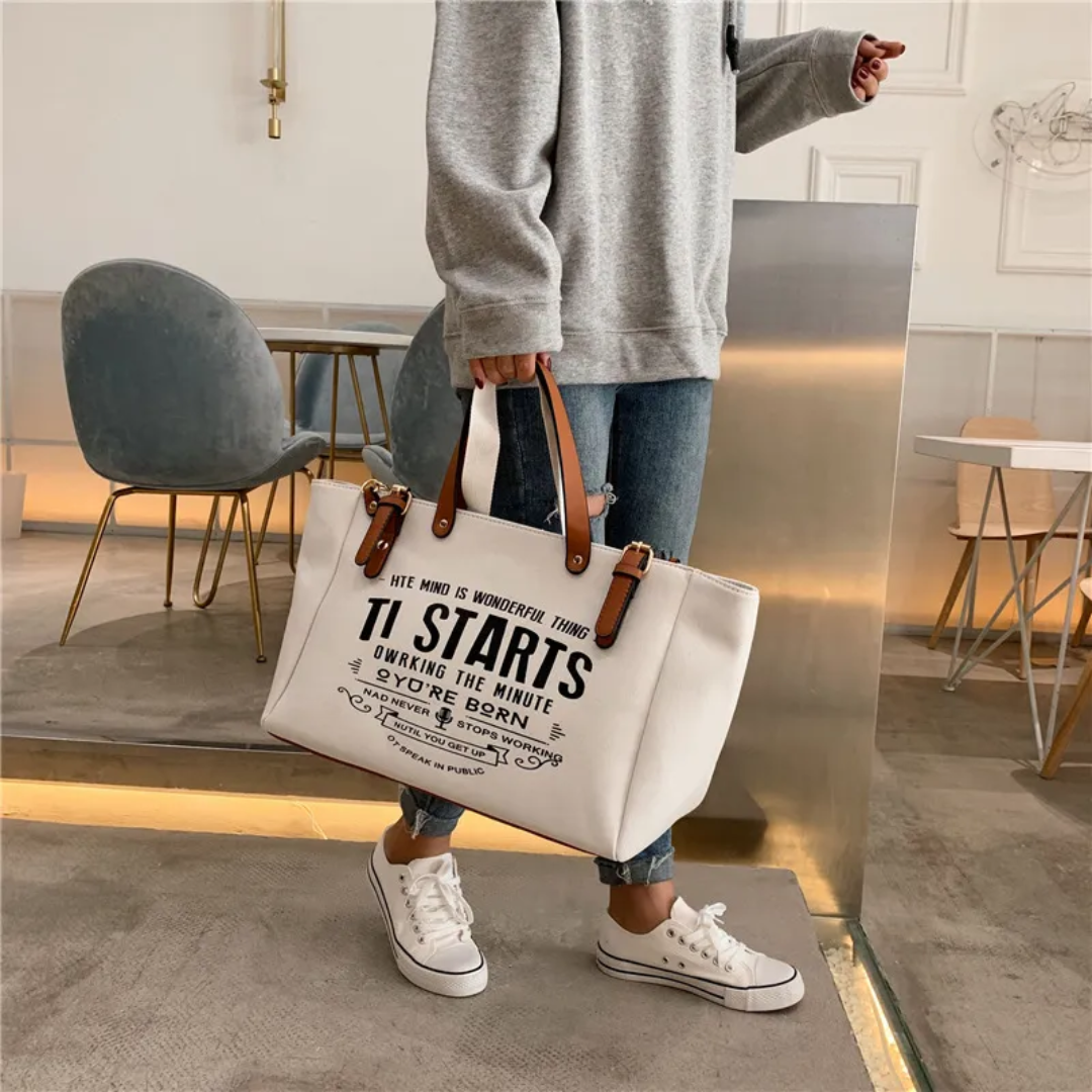 Lexie - Spacious Canvas Tote