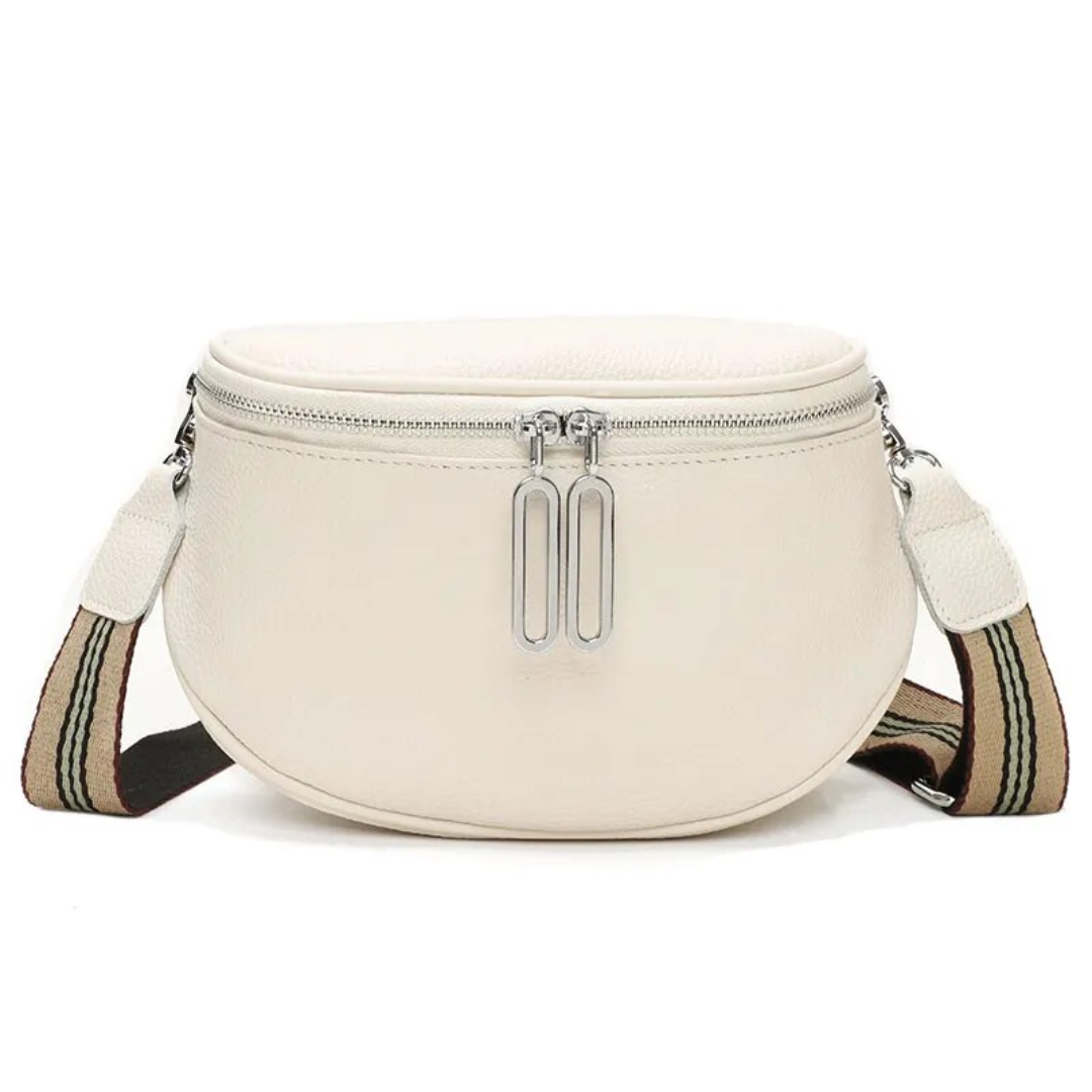 Lucy - Compact Leather Saddle Bag