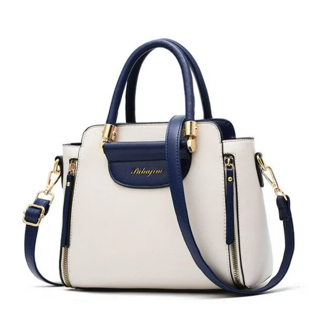 ChicCarry - Stylish Two-Tone Tote Bag for Every Occasion