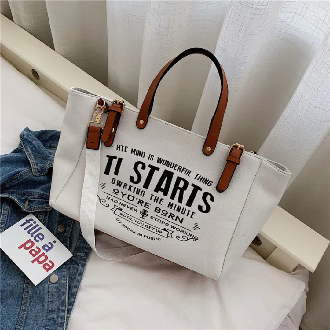 Lexie - Spacious Canvas Tote