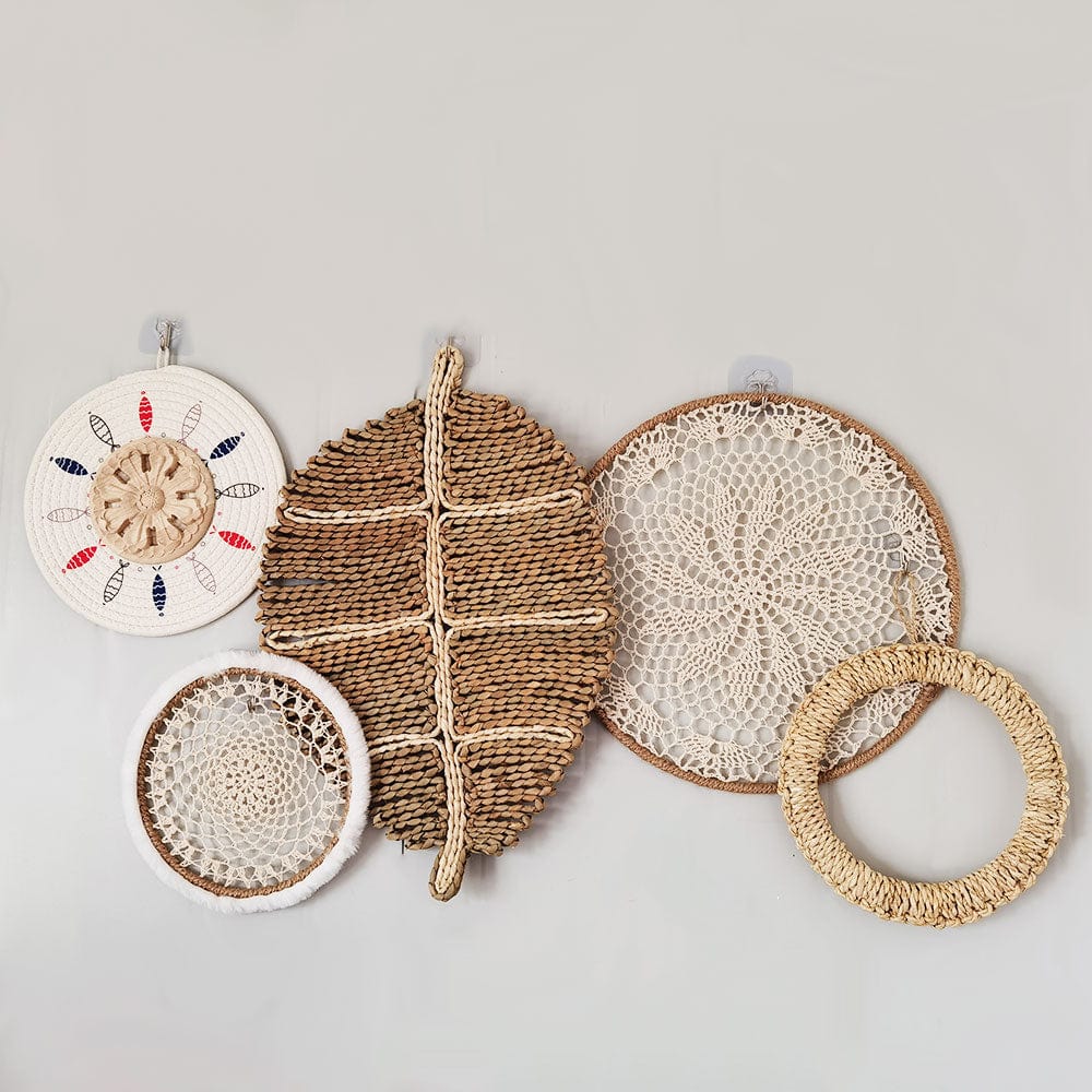 NatureNest - Bohemian Rattan Wall Decor
