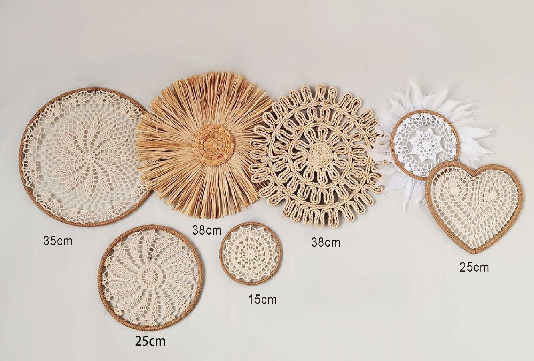 NatureNest - Bohemian Rattan Wall Decor