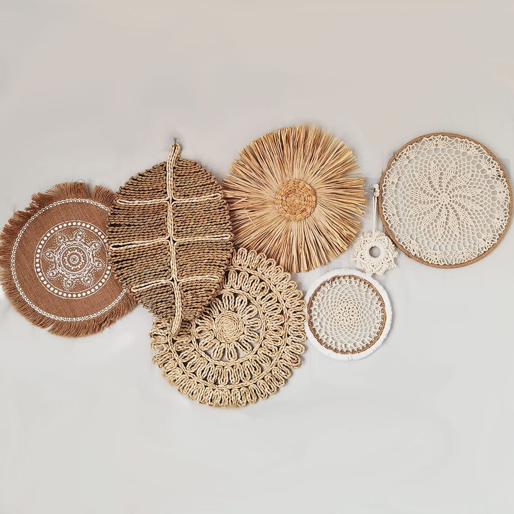 NatureNest - Bohemian Rattan Wall Decor