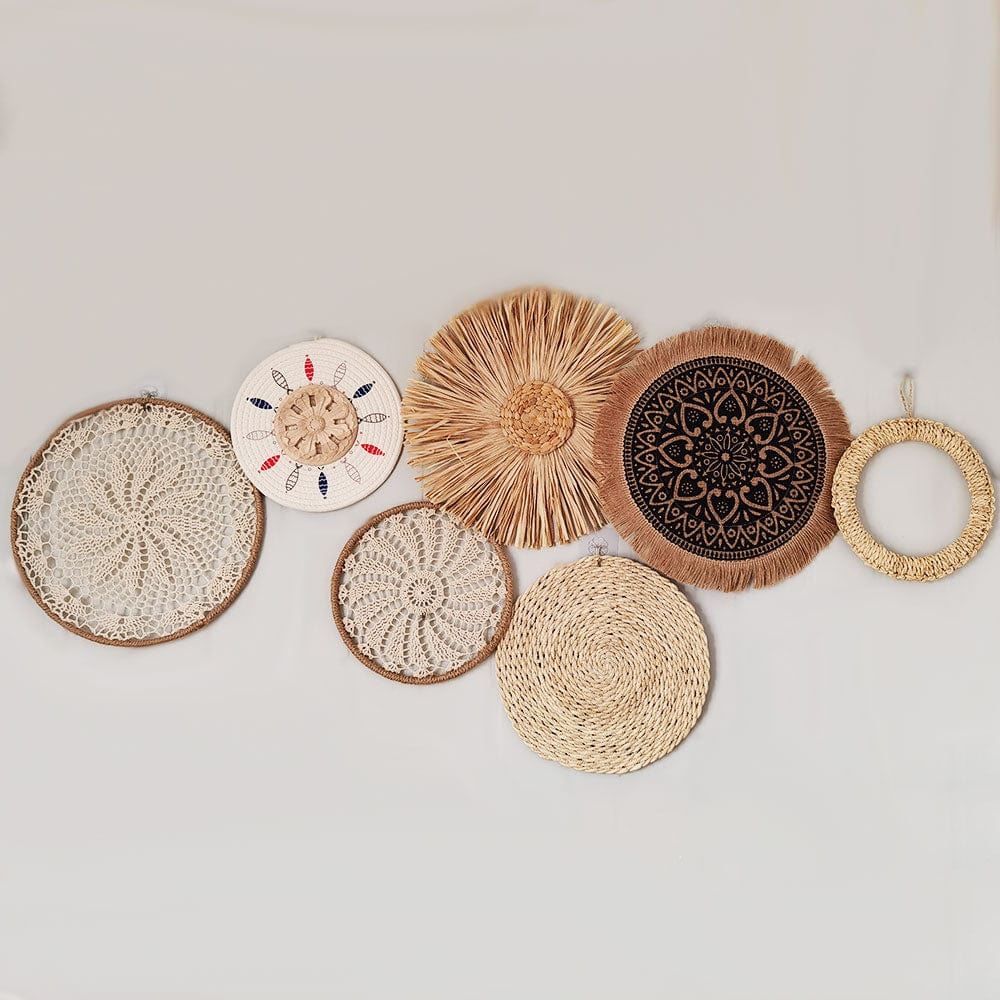 NatureNest - Bohemian Rattan Wall Decor