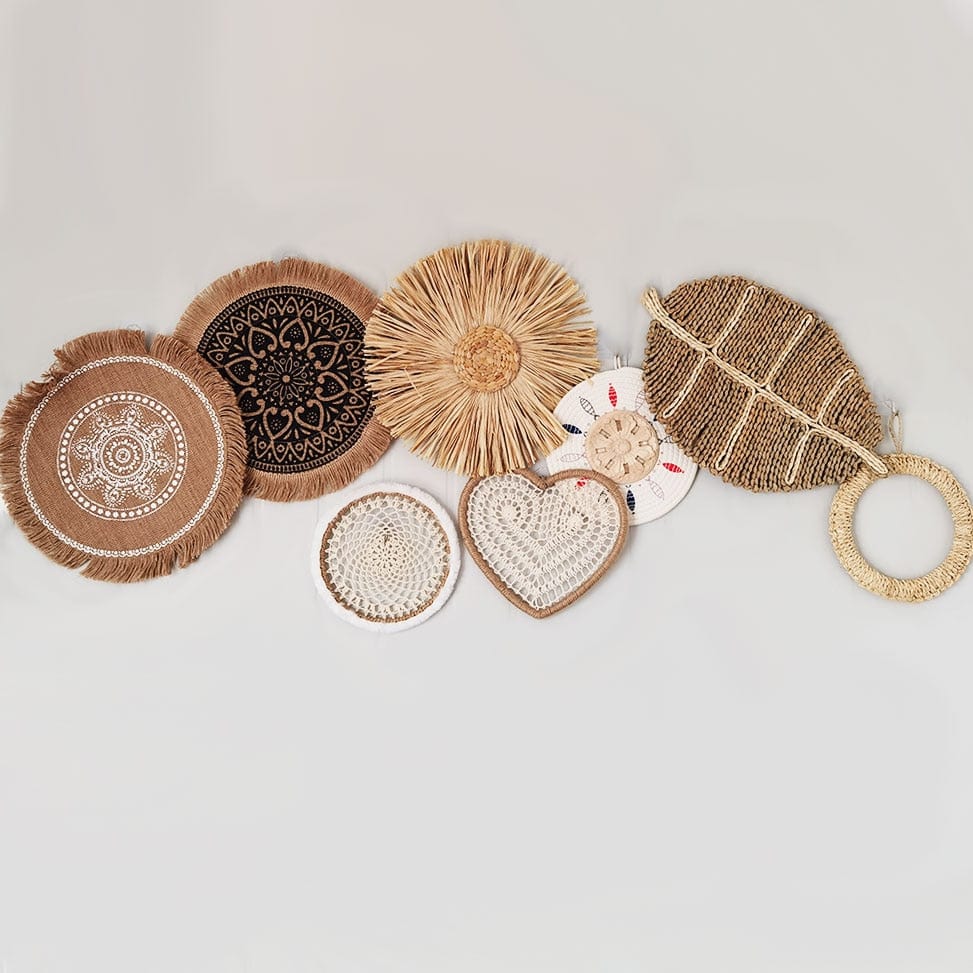 NatureNest - Bohemian Rattan Wall Decor