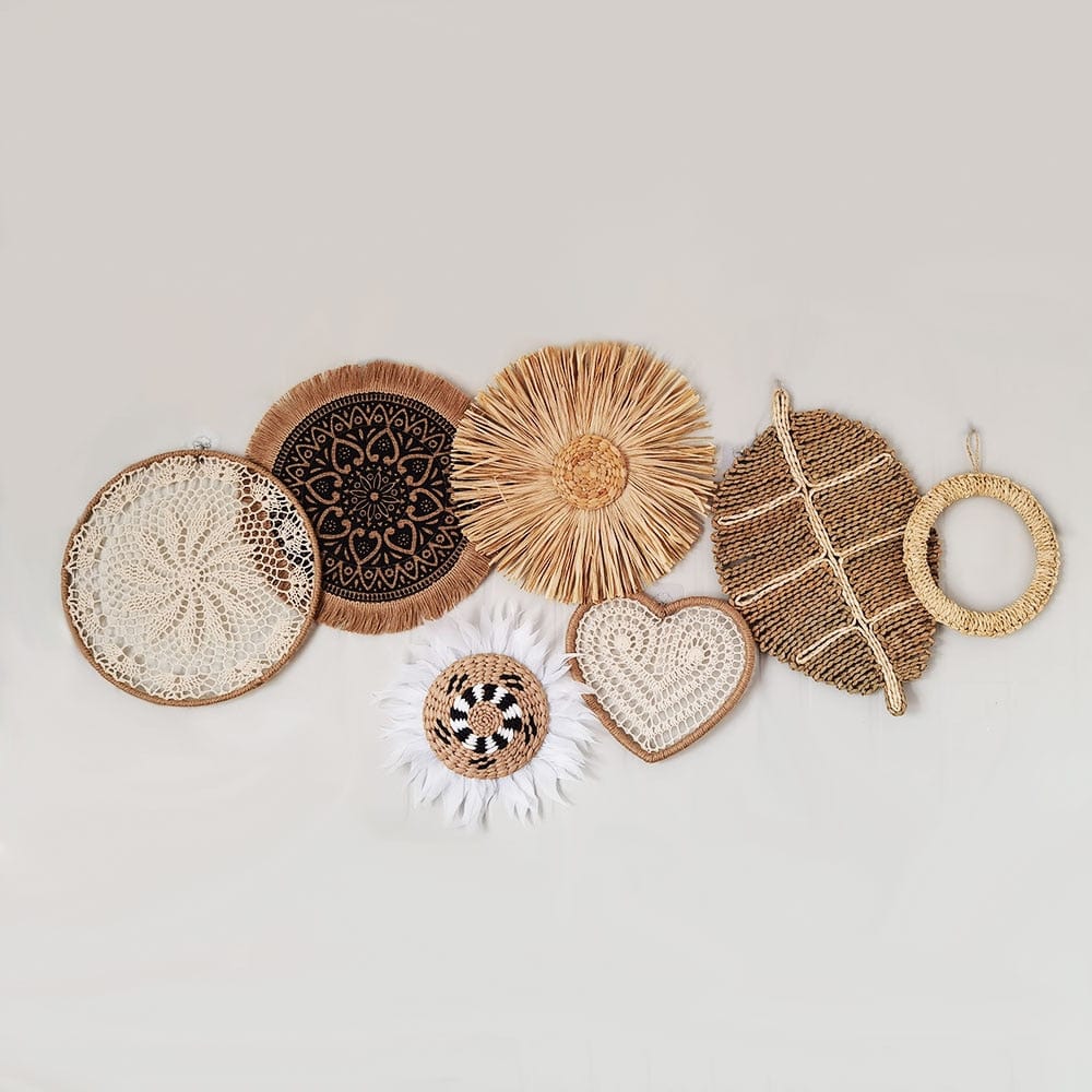 NatureNest - Bohemian Rattan Wall Decor