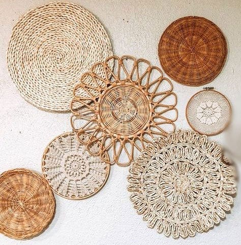 NatureNest - Bohemian Rattan Wall Decor