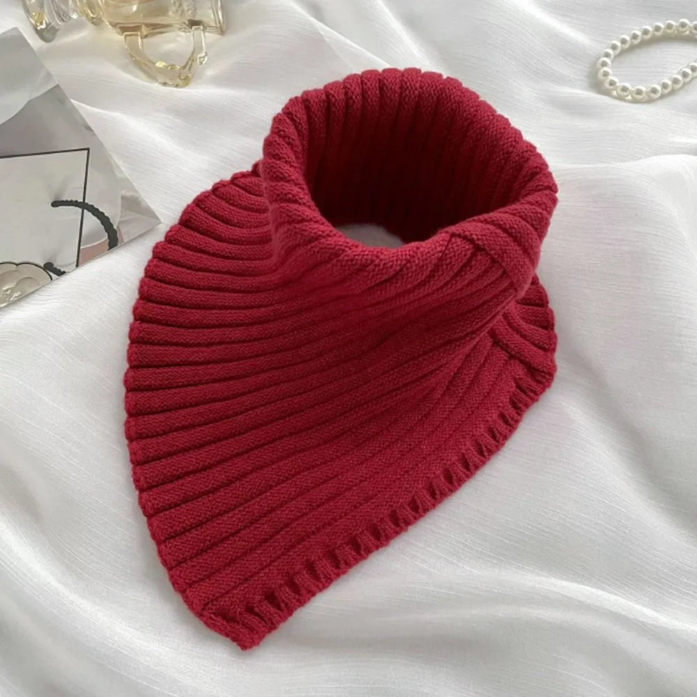 CosyWrap Scarf – Knit Cotton Cowl Winter Scarf