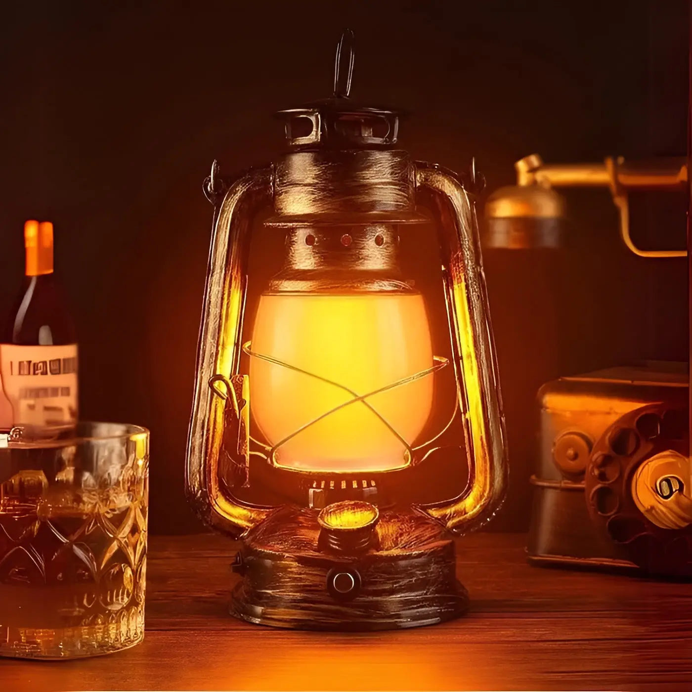 Industrial LED Hanging Lamp - Portable USB Light
