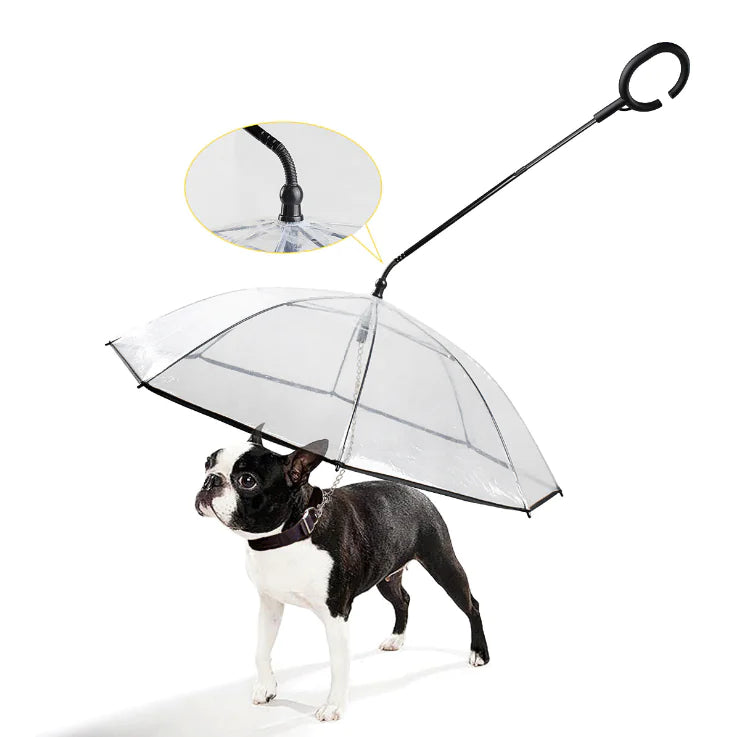 RainGuard Umbrella - Clear Dog Rain Cover
