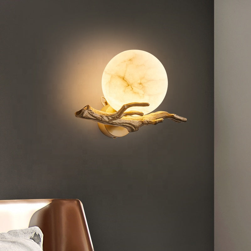 LumeMarble – Elegant Marble Wall Lamp | Modern LED Lighting